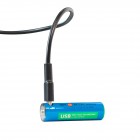 Акумулятор літій-іонний Quantum USB Li-ion AA 1.5V, 1600mAh plastic case, 2шт/уп