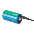 Аккумулятор литий-ионный Quantum USB Li-ion D 1.5V, 5200mAh plastic case, 2шт/уп