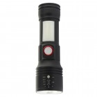 Ліхтар ручний Quantum QM-FL1031 Adept 10W LED zoom +COB з USB
