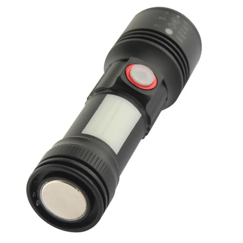 Фонарь ручной Quantum QM-FL1031 Adept 10W LED zoom + COB с USB