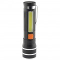 Ліхтар ручний Quantum QM-FL1032 Helper 10W LED zoom +COB з USB
