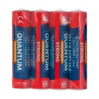 Щелочная батарейка Quantum Strong LR03/AAA 4шт/уп shrink
