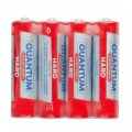 Сольова батарейка Quantum Hard R6P/AA 4шт/уп shrink