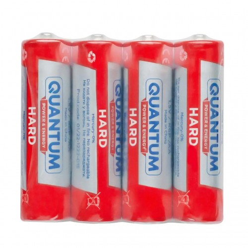 Солевая батарейка Quantum Hard R6P/AA 4шт/уп shrink Солевая батарейка Quantum Hard R6P/AA 4шт/уп shrink