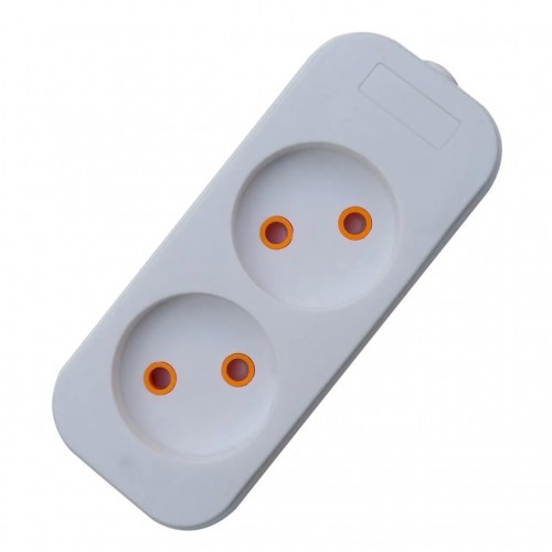 Колодка Quantum 2 поста без заземления белая 1шт/уп