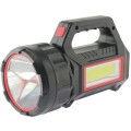 Фонарь ручной многофункциональный Quantum QM-FL1051 Grant 5W LED+COB USB/solar с функцией Power Bank