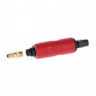 Шліфмашина пневматична у валізі 1/4" міні + набір шліфувальних каменів 10 од INTERTOOL (PT-1003)