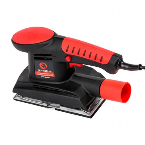Шліфмашина вібраційна 200 Вт, 11000 кол./хв, платформа 187*90 мм INTERTOOL (WT-0521)