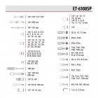 Набір інструментів 1/2" & 1/4" 108 од. INTERTOOL ET-6108SP