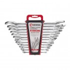 Набір ключів ріжкових, 12шт. 6-32мм. CrV. INTERTOOL (HT-1003)