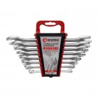 Набір ключів ріжкових 8 шт, 6-22 мм CrV INTERTOOL (HT-1002)