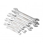 Набір ключів ріжкових 8 шт, 6-22 мм CrV INTERTOOL (HT-1002)