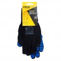 Рукавички трикотажні з латексним покриттям (павутина на долоні) р10 (сині манжет) SIGMA