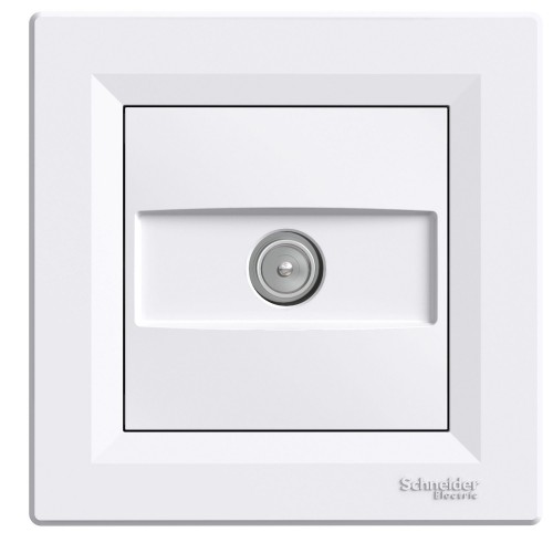 Розетка TV крайова Schneider Electric EPH3200121 Asfora пластик Білий (10505709)