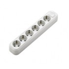 Колодка 6 гнезд с заземлением Makel (MGP181)