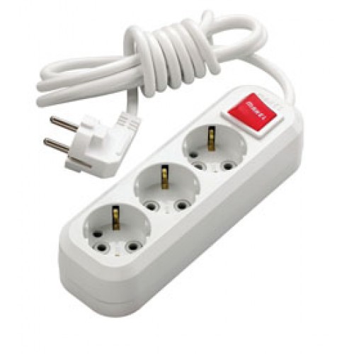 Удлинитель 3*5 м с заземлением и выключателем Makel (MGP214)