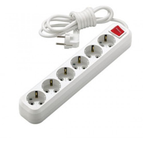 Подовжувач 6*5 м з заземленням та вимикачем Makel (MGP234) Подовжувач 6*5 м з заземленням та вимикачем Makel (MGP234)