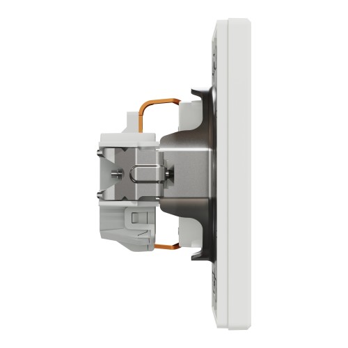 Розетка одинарна з заземленням Schneider Electric Asfora Білий (EPH2900121)