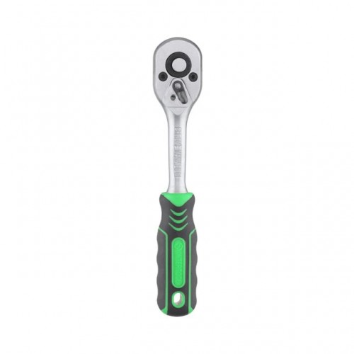 Рукоятка с храповым механизмом на 72 зубца 1/4", Cr-V. INTERTOOL (HT-2124)