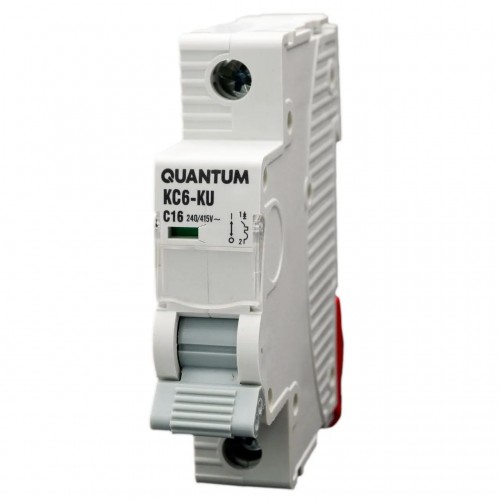 Автоматичний вимикач QUANTUM 1п С 10А MCB 6kA Автоматичний вимикач QUANTUM 1п С 10А MCB 6kA