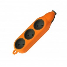 Колодка 3-я без ж/к строительная, оранжевая, односторонняя ударостойкая каучуковая (SL-1-4)