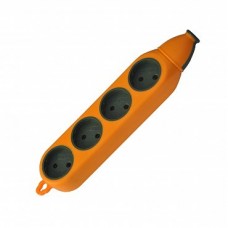 Колодка 4-я без ж/к строительная, оранжевая, двусторонняя ударостойкая каучуковая (SL-1-3)