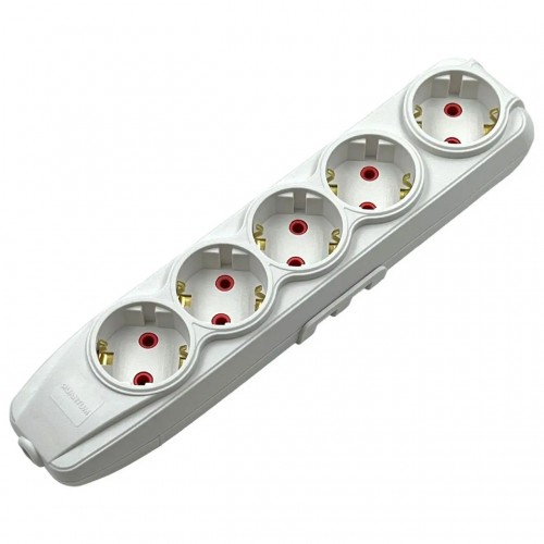 Колодка Quantum 5 постів із заземленням біла, серія Bestline 1шт/уп