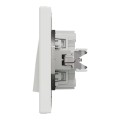 Выключатель двухклавишный Schneider Electric Asfora Белый (EPH0300121)