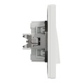 Выключатель двухклавишный Schneider Electric Asfora Белый (EPH0300121)
