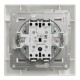 Выключатель двухклавишный Schneider Electric Asfora Белый (EPH0300121)