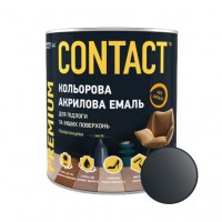 Емаль акрилова "CONTACT" універсальна графіт (RAL- 7024) 0.75 л