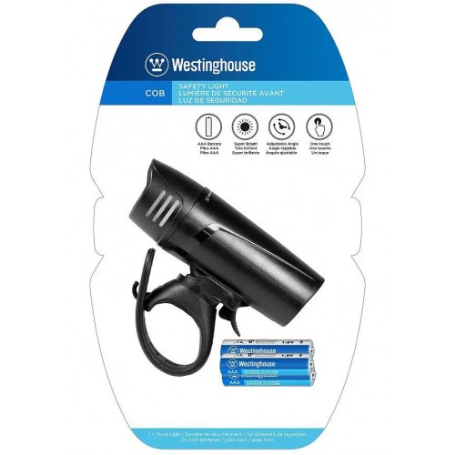 Фонарь LED фара велосипедный WF206 + 3xAAA/LR03 батарейки в комплекте (WF206-3LR03BP)