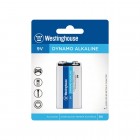 Лужна батарейка Westinghouse Dynamo Alkaline 9V/6LR61 Крона 1шт/уп blister (6LR61-BP1)