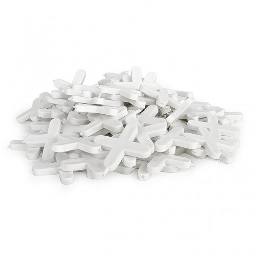 Набір дистанційних хрестиків для плитки 5.0 мм / 100 шт INTERTOOL (HT-0355)