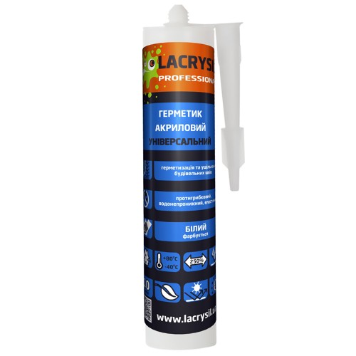 Герметик акриловый «Универсальный» белый LACRYSIL 280мл