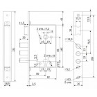 Замок врізний Avers 12.11 (SAP 12.11)