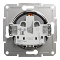 Розетка Schneider Electric EPH2900171 Asfora пластик із заземленням Schuko 220 В Антрацит (10190056)