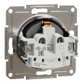Розетка Schneider Electric EPH2900171 Asfora пластик із заземленням Schuko 220 В Антрацит (10190056)