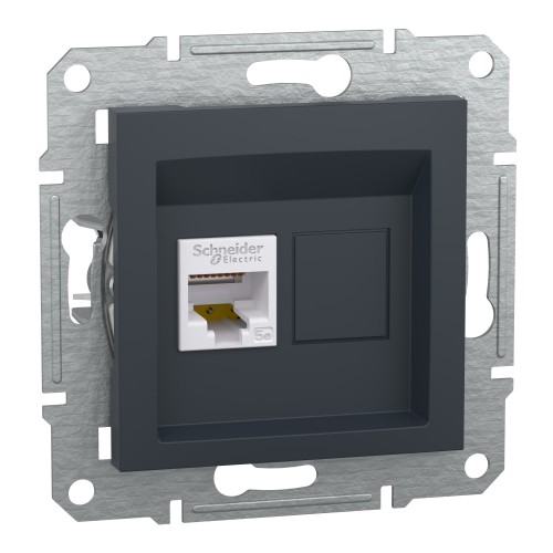 Розетка компьютерная Schneider Electric EPH4300171 Asfora пластик Антрацит (11486042) Розетка компьютерная Schneider Electric EPH4300171 Asfora пластик Антрацит (11486042)