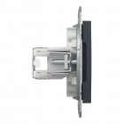 Розетка комп'ютерна Schneider Electric EPH4300171 Asfora пластик Антрацит (11486042)