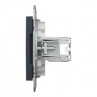 Розетка комп'ютерна Schneider Electric EPH4300171 Asfora пластик Антрацит (11486042)