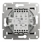 Переключатель проходной двухклавишный Schneider Electric Asfora без подсветки Антрацит (EPH0600171)