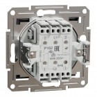 Переключатель проходной двухклавишный Schneider Electric Asfora без подсветки Антрацит (EPH0600171)