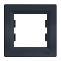 Рамка одноместная Schneider Electric Asfora Антрацит (EPH5800171)