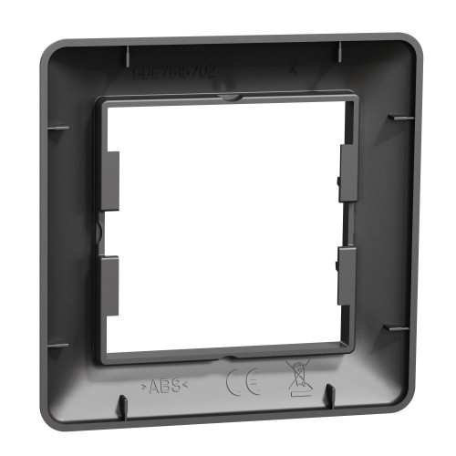 Рамка одноместная Schneider Electric Asfora Антрацит (EPH5800171)
