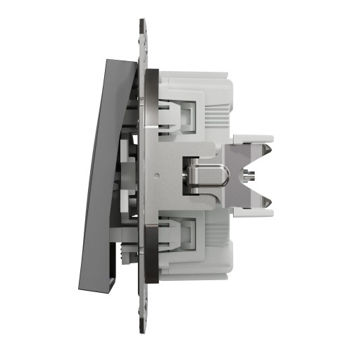 Выключатель 1-клавишный Schneider Electric EPH0100171 Asfora пластик Антрацит (10190133)