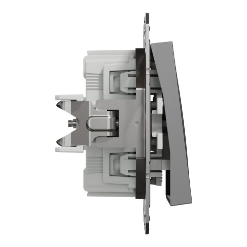 Выключатель 1-клавишный Schneider Electric EPH0100171 Asfora пластик Антрацит (10190133)