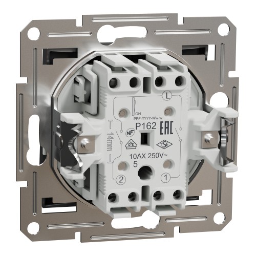 Выключатель 2-клавишный Schneider Electric EPH0300171 Asfora пластик Антрацит (10624093)