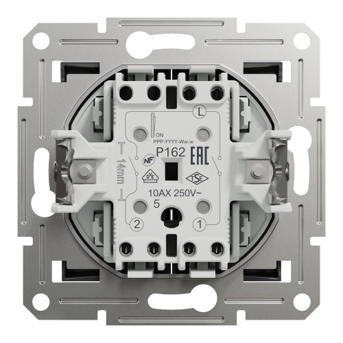 Выключатель 2-клавишный Schneider Electric EPH0300171 Asfora пластик Антрацит (10624093)