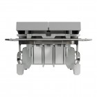 Переключатель проходной двухклавишный Schneider Electric Asfora без подсветки Антрацит (EPH0600171)